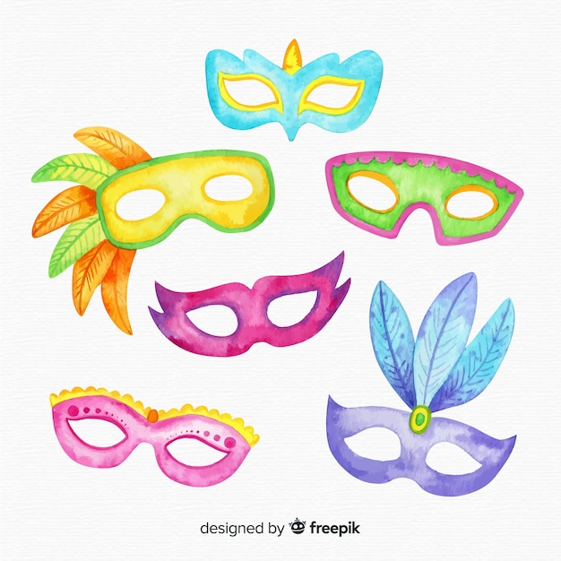 Collection De Masques De Carnaval