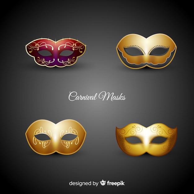 Collection De Masques De Carnaval