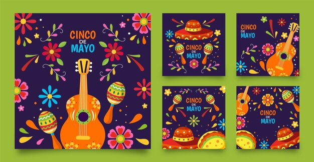 Collection de messages instagram plats cinco de mayo