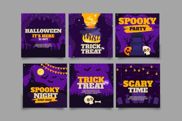 Collection De Messages Instagram Plats Halloween