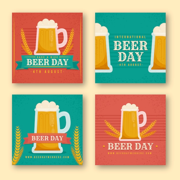 Collection De Messages Instagram Plats Pour La Célébration De La Journée Internationale De La Bière
