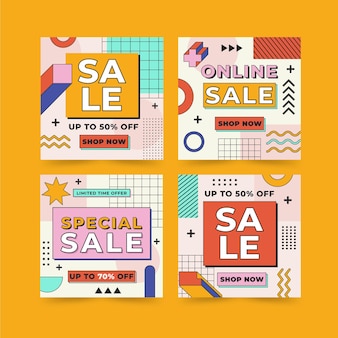 Collection de messages instagram de vente à prix réduit