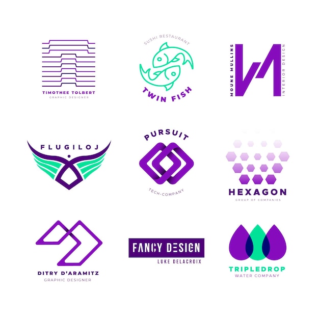 Collection de modèles de logo