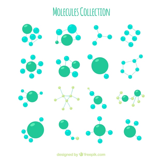 Collection de molécule verte