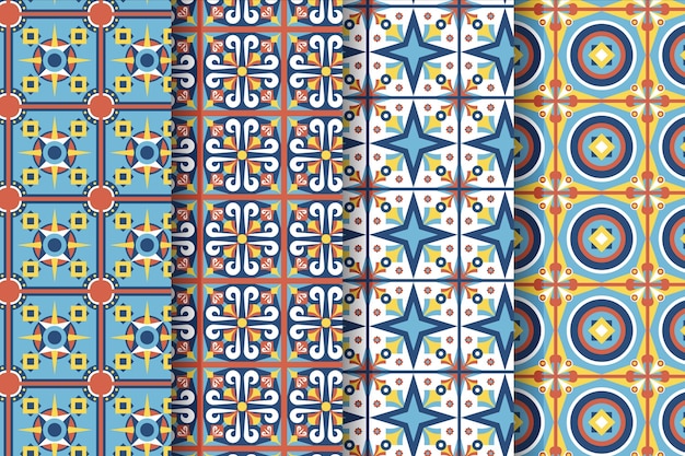 Collection de motifs arabes ornementaux