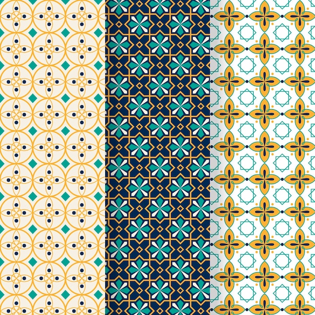 Collection De Motifs Arabes Ornementaux