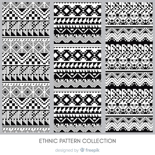 Collection De Motifs Ethniques