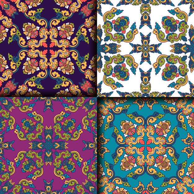 collection de motifs géométriques