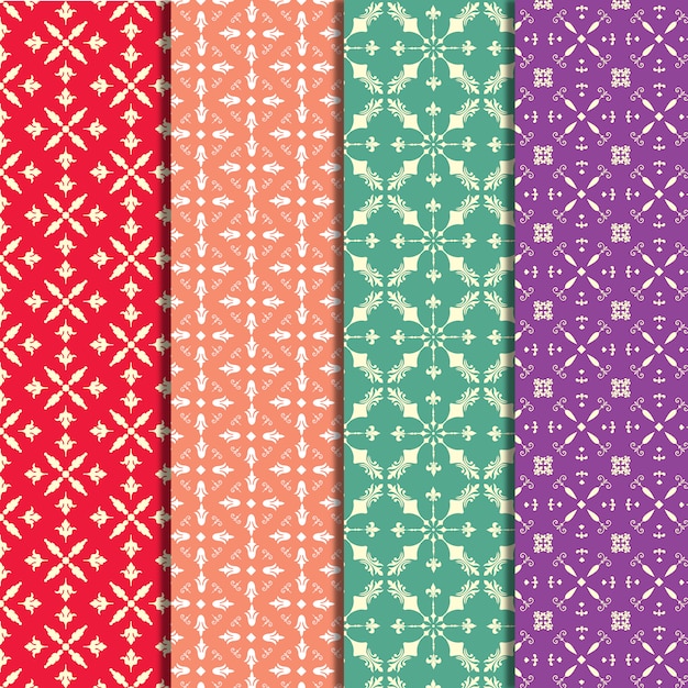 Collection Multicolor Pattern Background