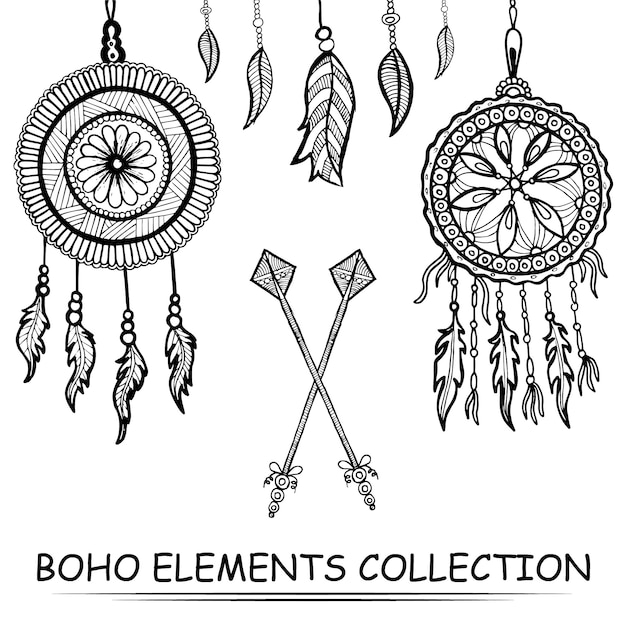 Collection D'objets Boho