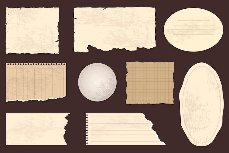 Vecteur gratuit collection de papier scrapbook vintage