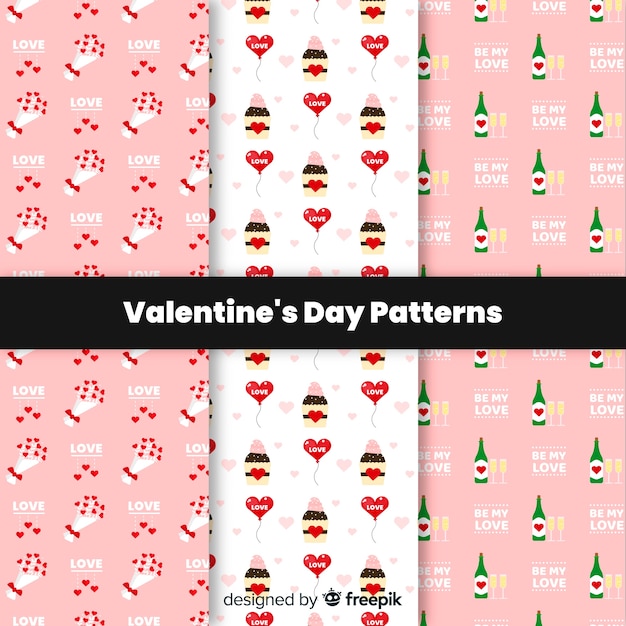 Collection De Patrons De La Saint Valentin