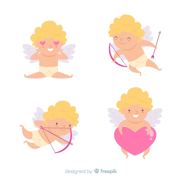 Collection De Personnages De Cupidon