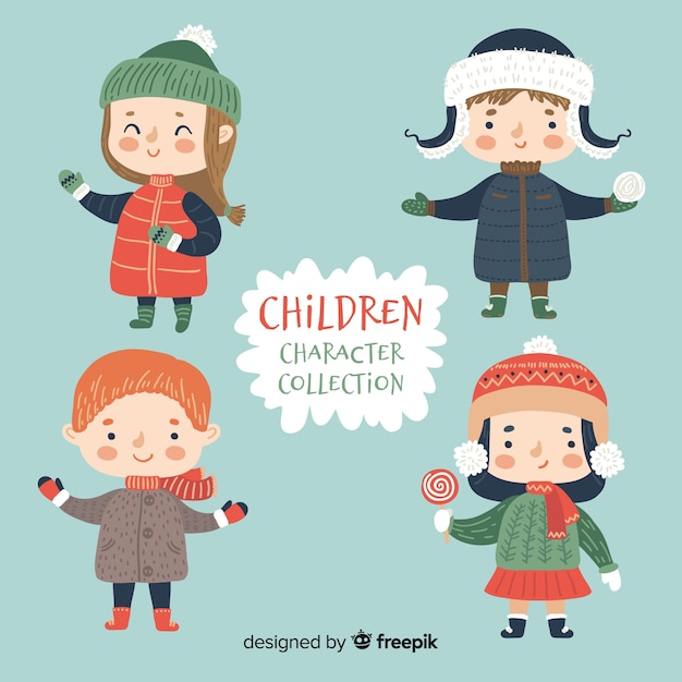 Collection De Personnages Pour Enfants