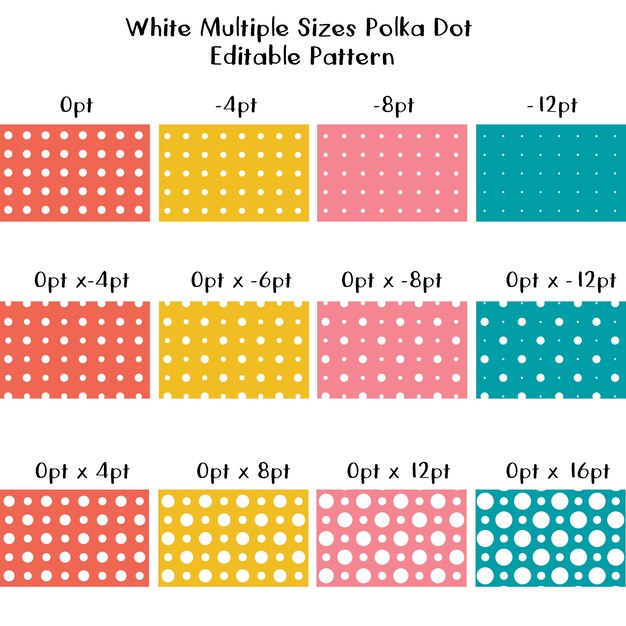 Collection de points de polka