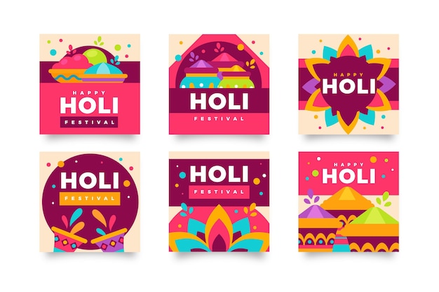 Collection De Posts Instagram Du Festival Flat Holi