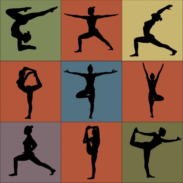 collection de postures de yoga