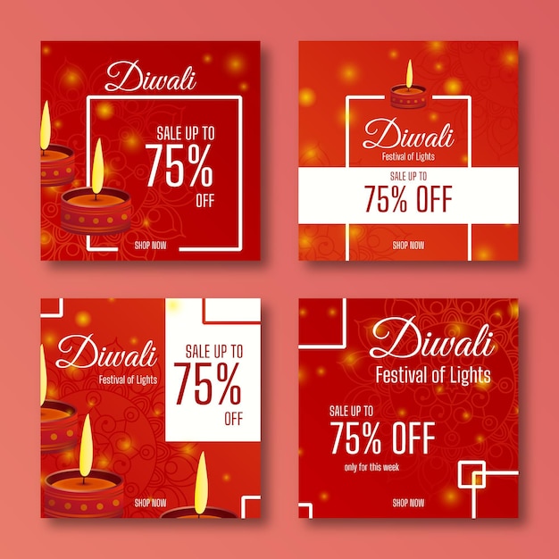 Collection De Publications Instagram De Diwali