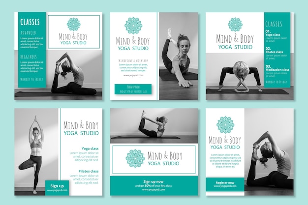 Collection De Publications Instagram De Yoga