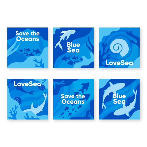 Collection de publications Instagram