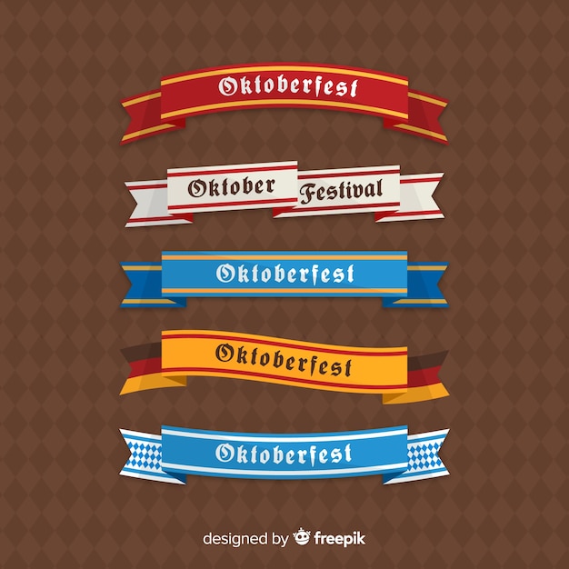 Collection De Rubans Oktoberfest Design Plat