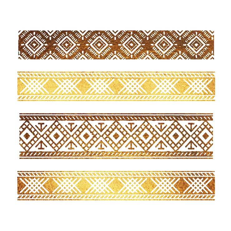 collection de séparateurs d&#39;or