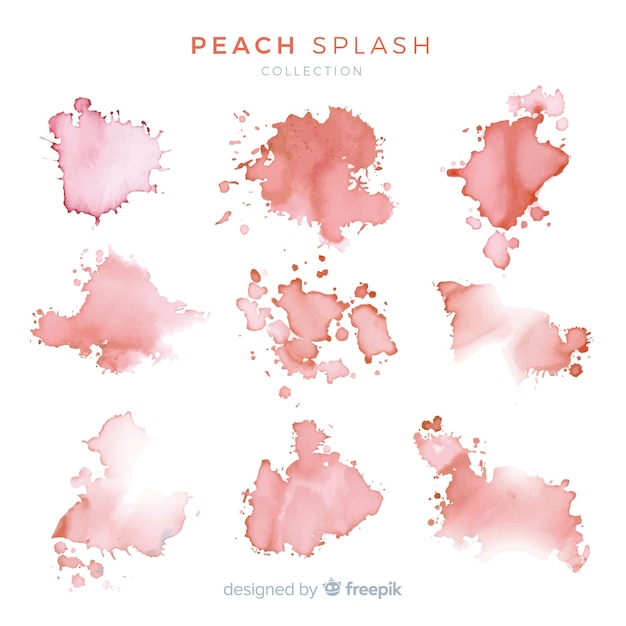 Collection Splash Aquarelle Pêche