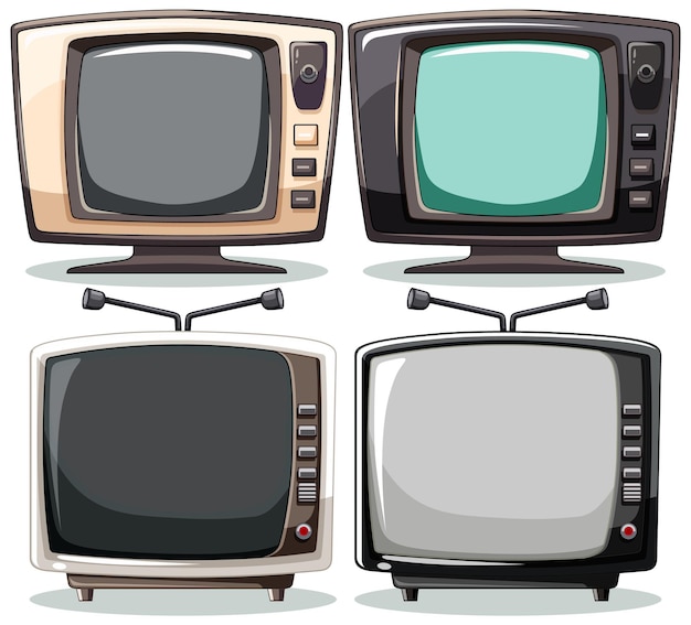 Collection de téléviseurs vintage