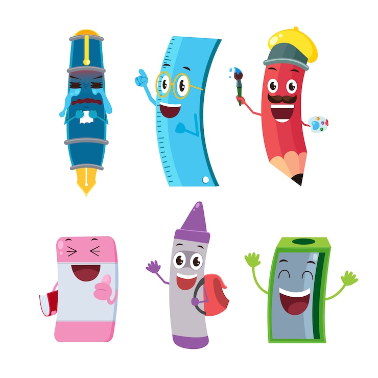 Vecteur gratuit collection de vêtements de l&#39;école