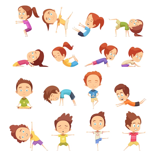 Collection de yoga pour enfants