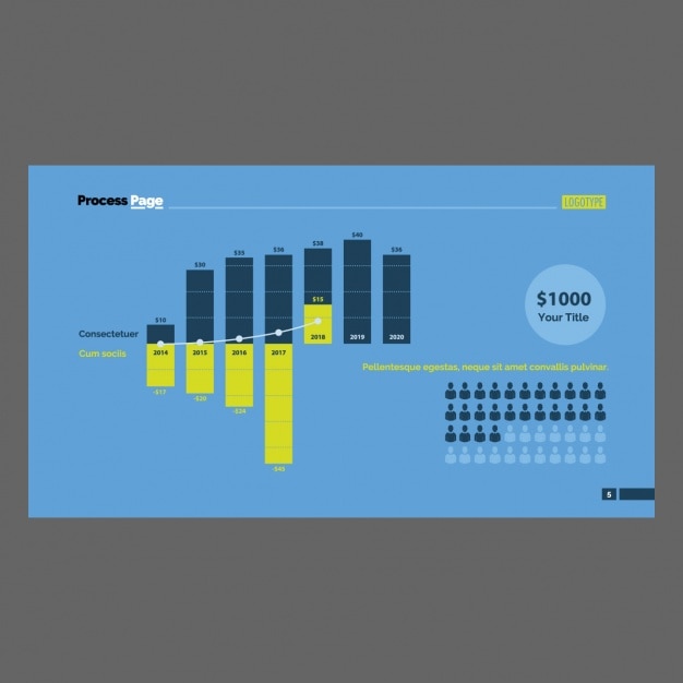 Vecteur gratuit coloré modèle infographique