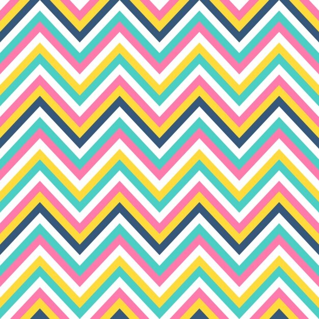 Coloré zig zag