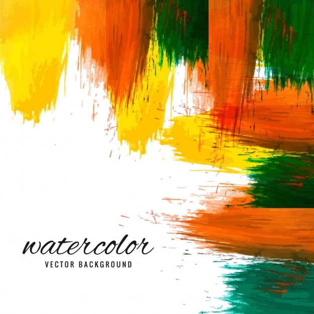 Vecteur gratuit colorful aquarelle