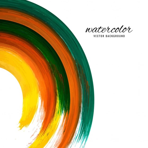 Vecteur gratuit colorful aquarelle