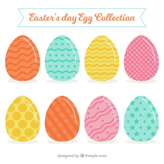 Colorful easter eggs