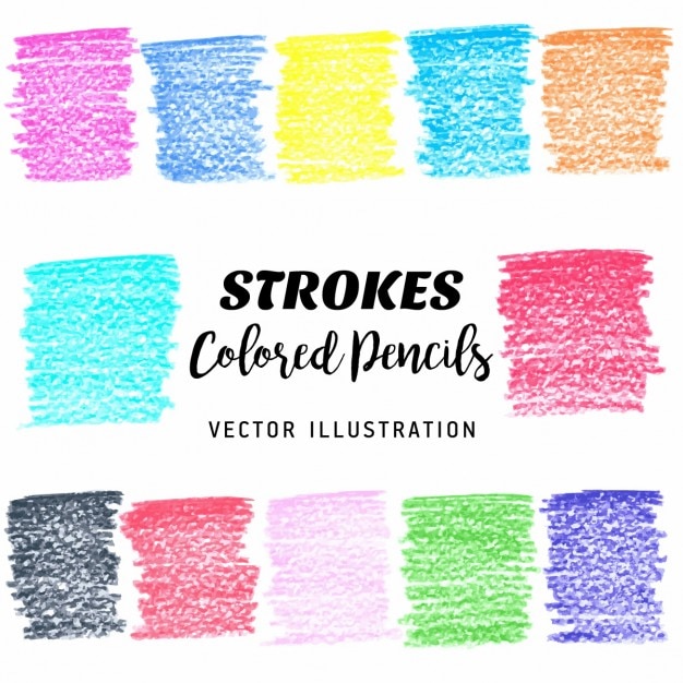 Vecteur gratuit colorful scribble taches vector design éléments
