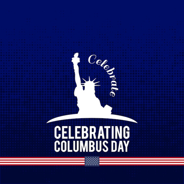 Vecteur gratuit columbus day.