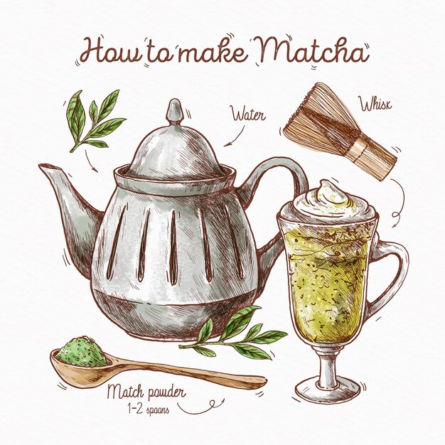 Comment faire du concept matcha