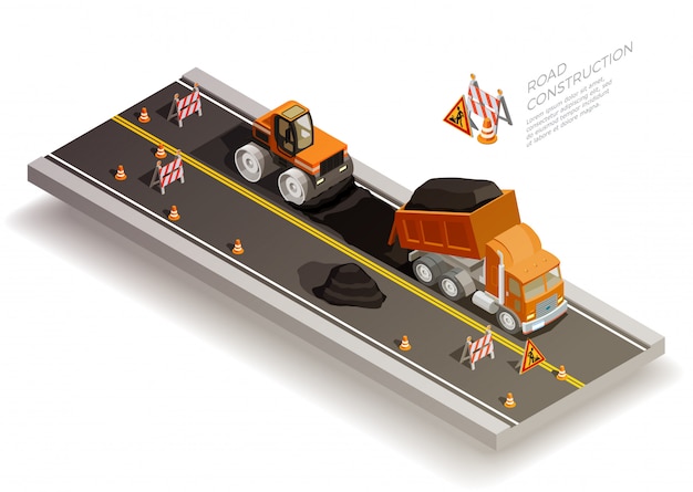 Composition De Construction De Travaux Routiers