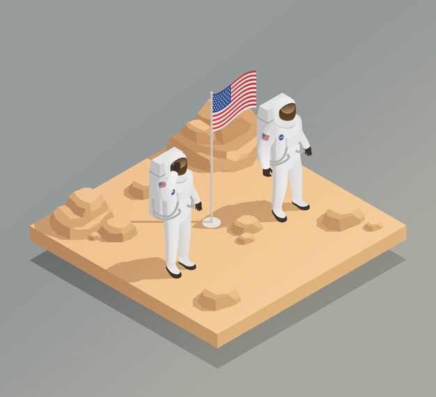 Composition isométrique des astronautes américains