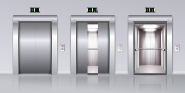 Composition réaliste des ascenseurs