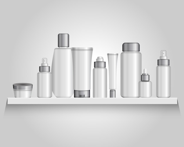 Composition de tubes d'emballage de cosmétiques