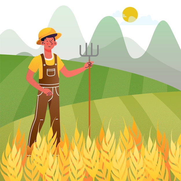 Concept d'agriculture biologique