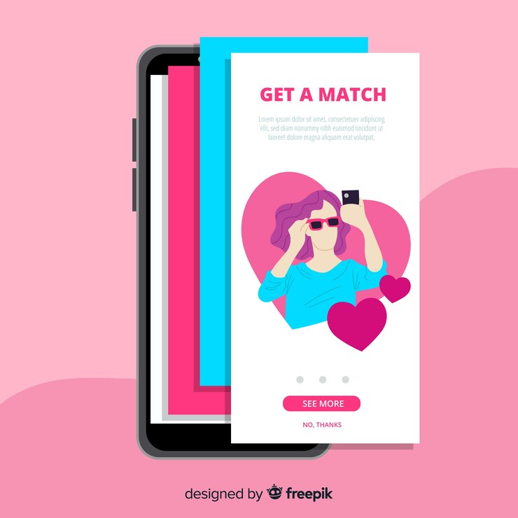 Vecteur gratuit concept d&#39;application mobile dessiné à la main