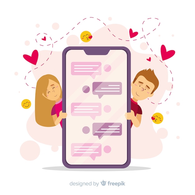 Concept D'application De Rencontres Avec Un Téléphone Mobile