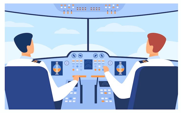 Vecteur gratuit concept d'aviation et de vol