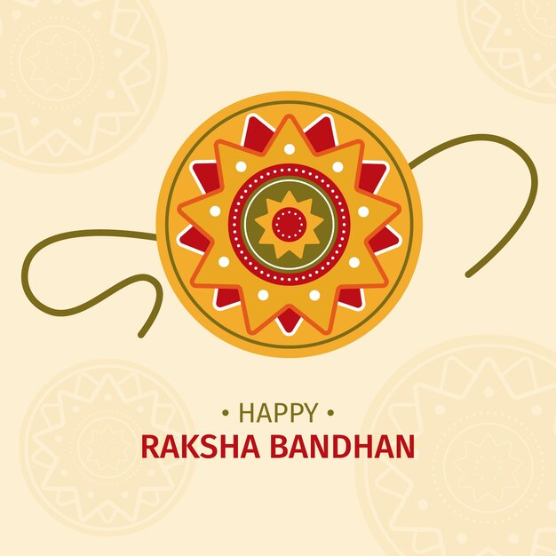 Concept de bandhan plat raksha