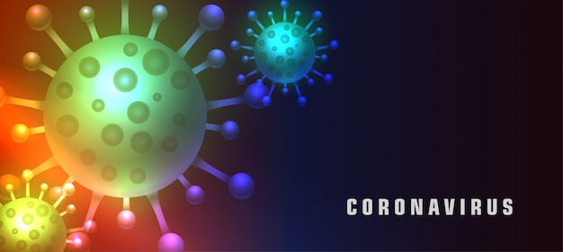 Concept De Bannière De Maladie De Santé Publique Coronavirus Covid-19