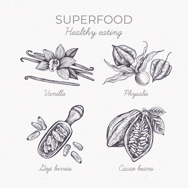 Concept De Collecte De Superaliments