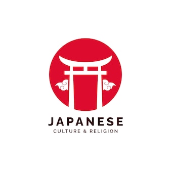 Concept de conception de logo de culture et de religion
